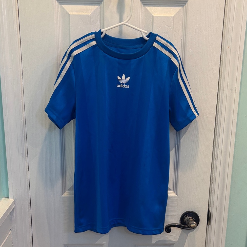 Adidas Kids Short Sleeve Blue Tee
